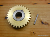 HOBART MIXER A 200 ,A 120 BRONZE WORM WHEEL W/KEY 124751-3 60 hz worm wheel